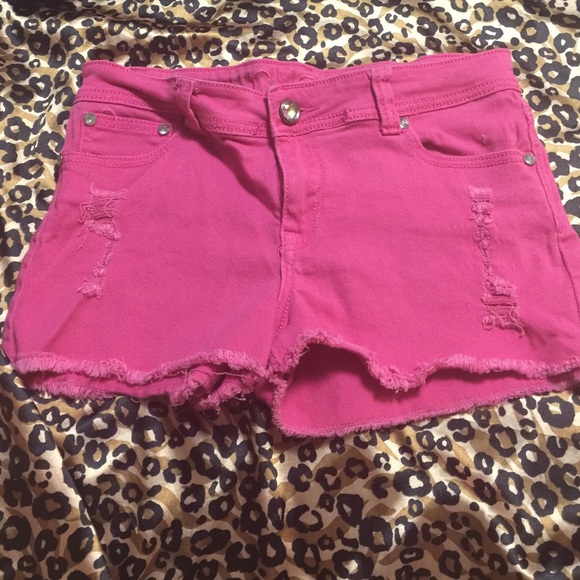 Pink shorts