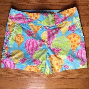 LILLY PULITZER BALLOON RACE SHORTS, HTF, Size 0