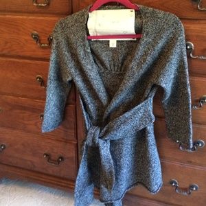 Wool wrap cardigan from Anthropologie