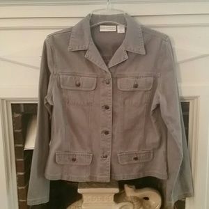 Real Comfort Gray Jean Jacket 12P
