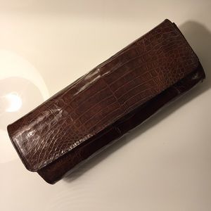 ✨Sale!✨Authentic Alligator Skin Clutch