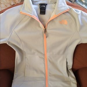 NWOT! Off gray/peach orange, North Face
