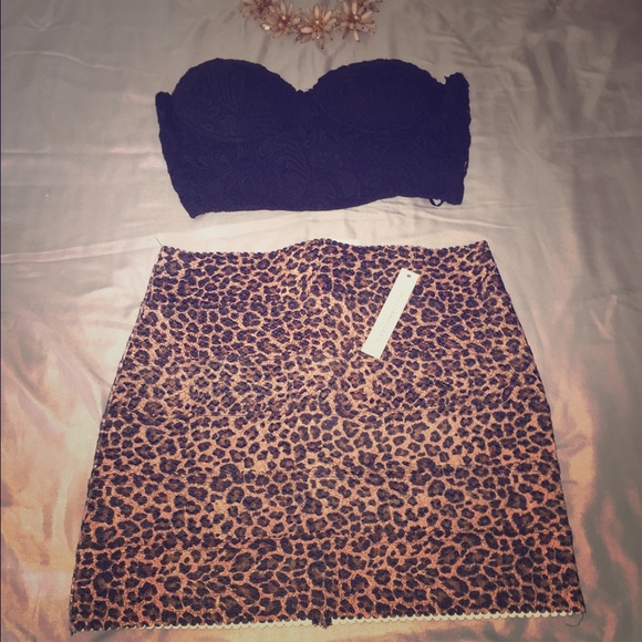 NEW!!! Body Icon BANDAGE leopard skirt!!! HOT🔥🔥