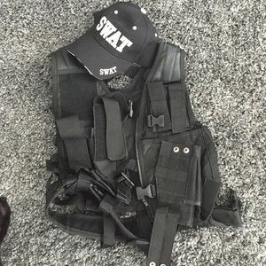 SWAT VEST && CAP for Halloween!