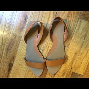 Zara Camel leather sandals