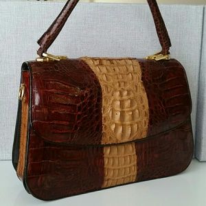 Vintage, Genuine Alligator bag