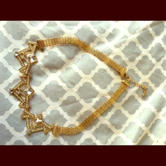 Brand New Gold Jewel Necklace