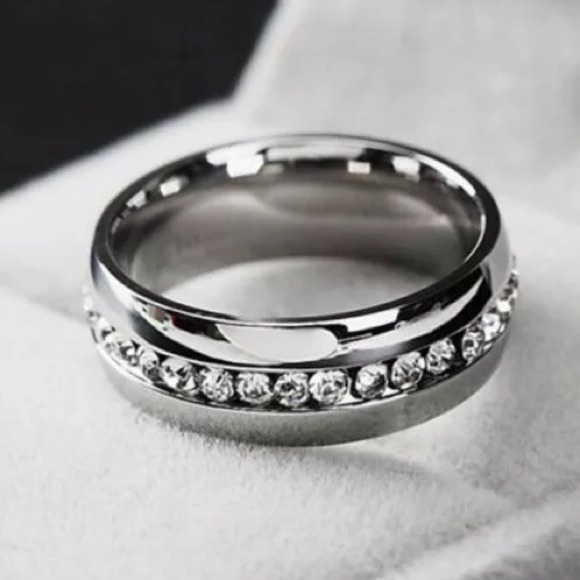 πCZ.Men's Engagement Ring Wedding Band - Picture 2 of 3