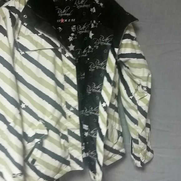 Ride snow board stars and stripes jacket