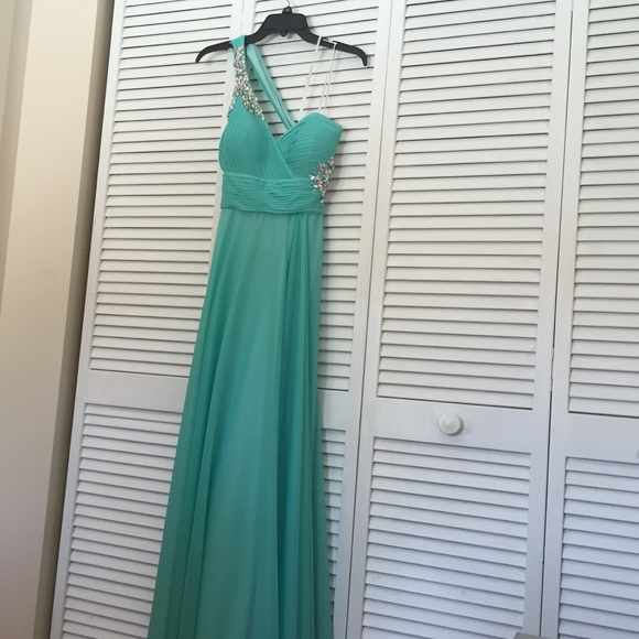Teal Prom Gown