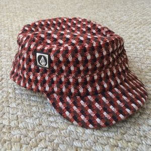 Volcom Red Plaid Hat