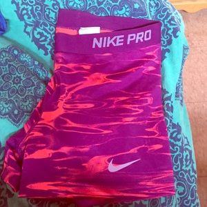 Nike pro spandex shorts