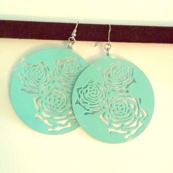 Turquoise Hoop Earrings!