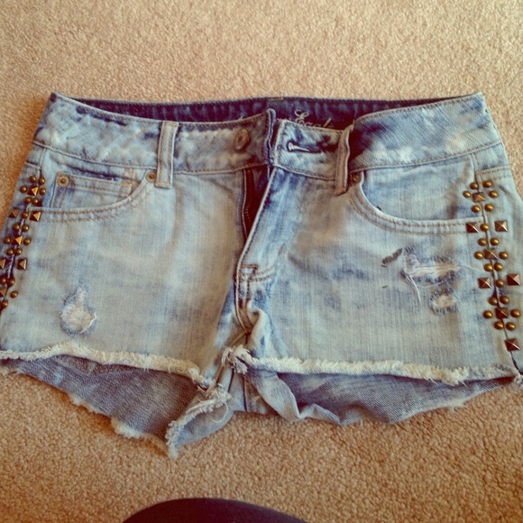 American eagle jean shorts