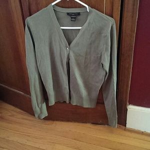 Large gray cardigan