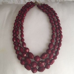Burgundy Necklace