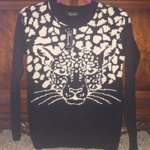 black and tan-ish tiger sweater