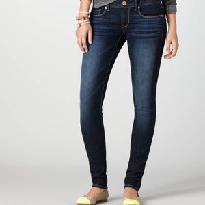AE Dark wash skinnies