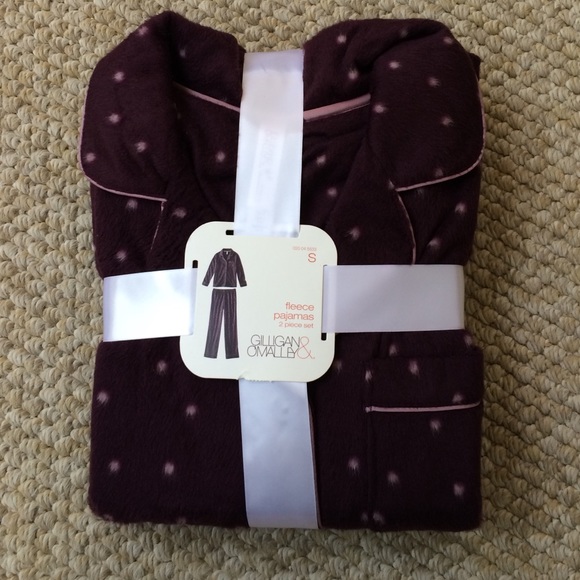 Fleece Pajama Set, Purple