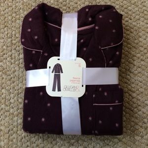 Fleece Pajama Set, Purple