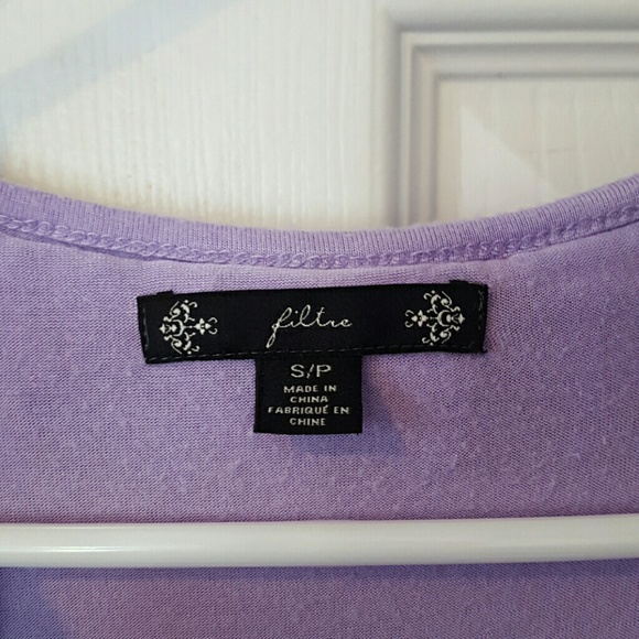 Lavender Ruffle Blouse - Picture 2 of 3