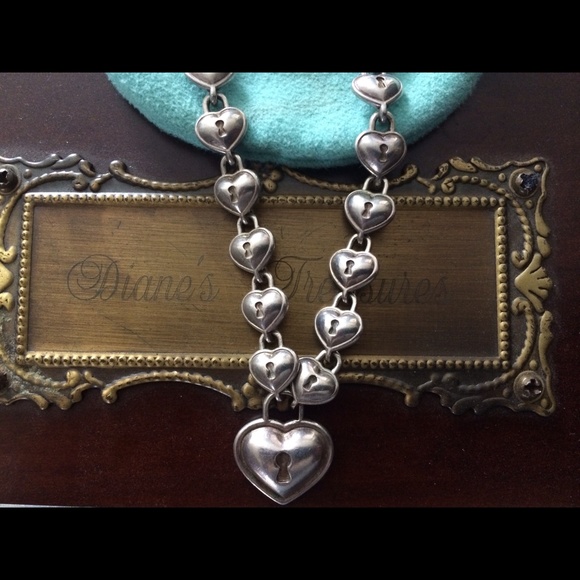 Tiffany Vintage heart lock necklace