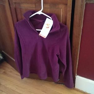 New with tags lands end purple fleece xs