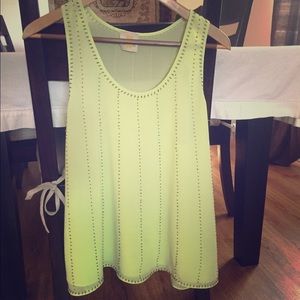 Light green Sheer top