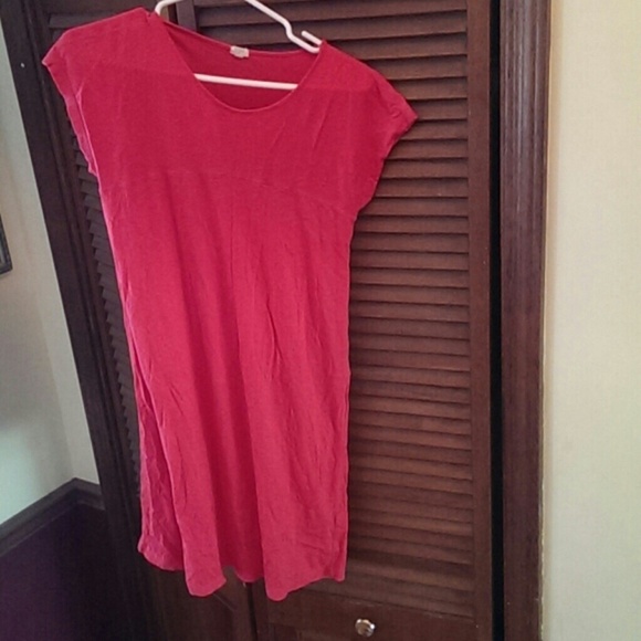 Jcrew pink T-shirt dress