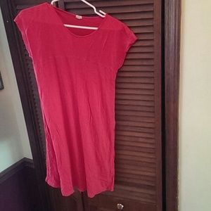 Jcrew pink T-shirt dress