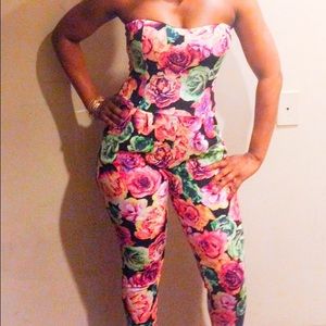 Floral Jumpsuit