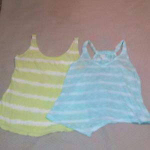 Two previously loved tank tops