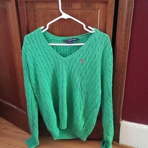 Green Ralph Lauren sweater size large
