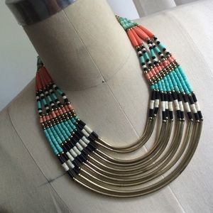 Beaded Statement Necklace!