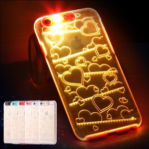 Flash LED flash light up coming call remind case