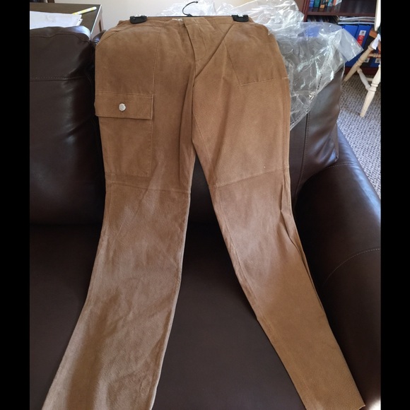 Pristine leather/suede pants -Marco. Never worn