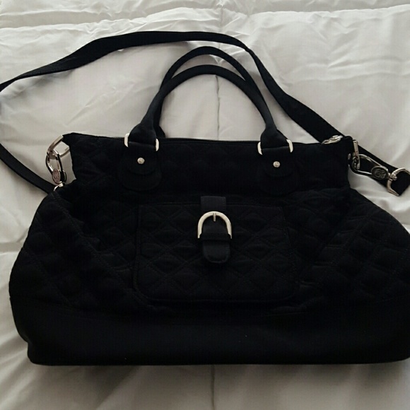 Vera Bradley Handbag Black Quilted