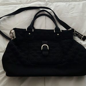 Vera Bradley Handbag Black Quilted