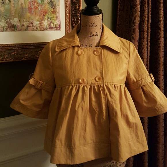 Cropped Double-breasted Bolero Top