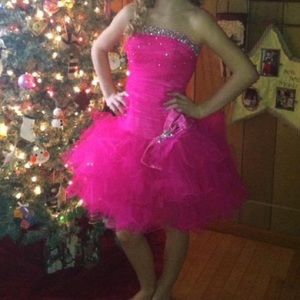 Pink formal dress