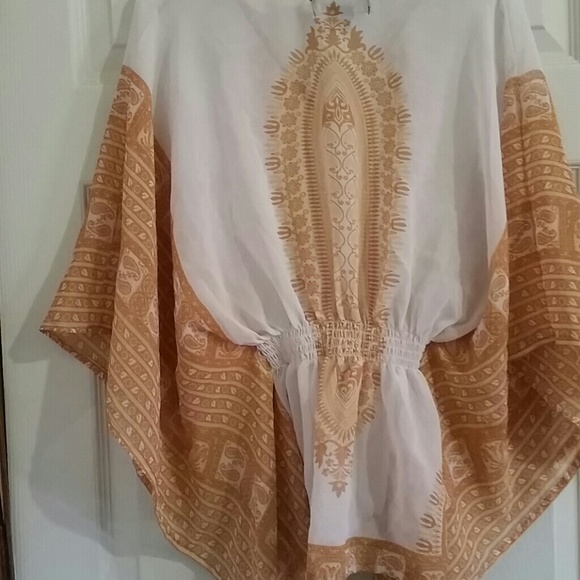 White and tan shear top - Picture 4 of 4