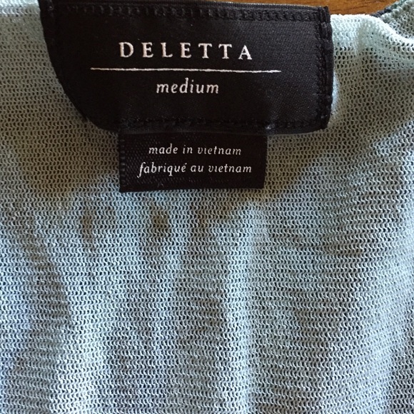 🚫🚫SOLD Deletta Anthropolgie tank🚫🚫 - Picture 3 of 3
