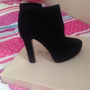 Black BCBG booties