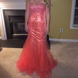 Blush prom dress!