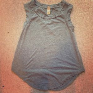 Heather grey baby doll tank top (flowy)