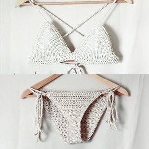 crochet bikini - BRAND NEW W/O TAG!