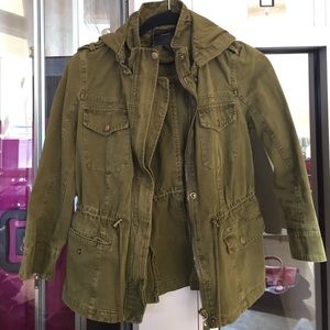 Green army jacket
