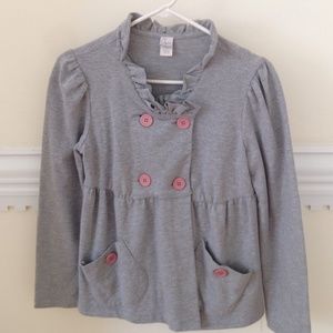 Adorable grey and pink jacket