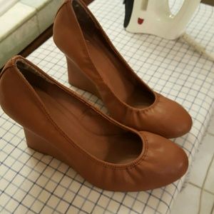 Brown apt 9 wedge shoes
