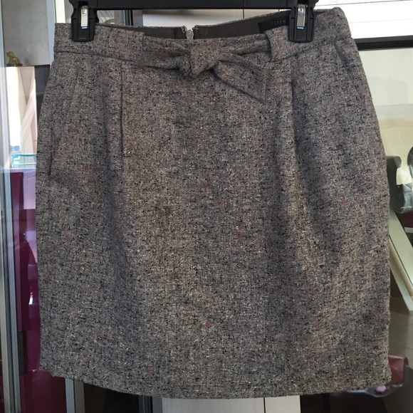 J crew speckled mini pencil skirt